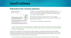 Desktop Screenshot of justvetdata.com